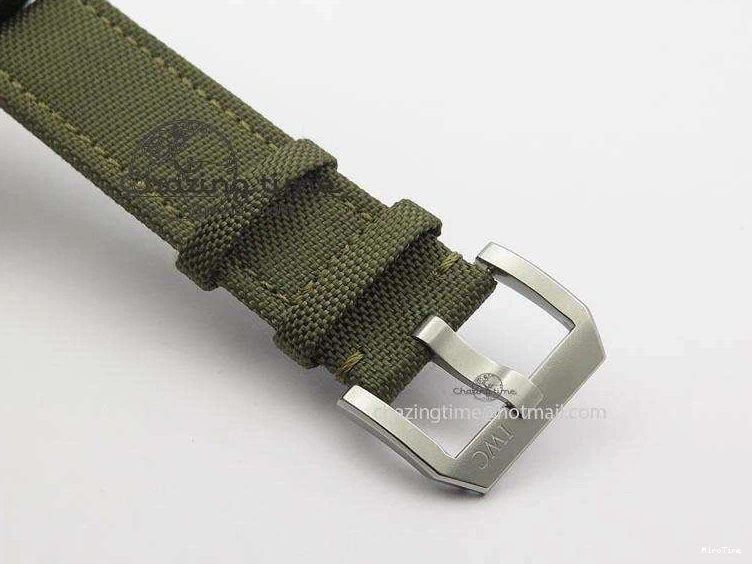 MIROTIME 0304 SunProtective MARK XVII IW324702 Real Ceramic MK Best Edition Green Dial On Green Nylon Strap A 7288